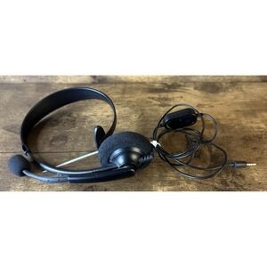 Official Microsoft Wired Headset Xbox 360 For Xbox 360 Microphone Mic Black